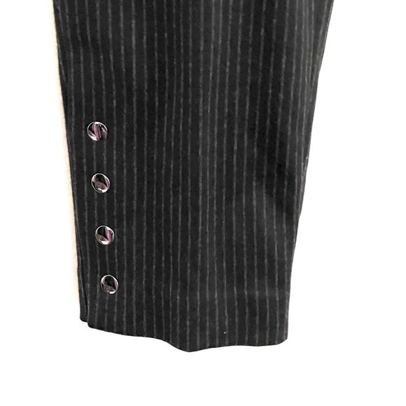 Calvin Klein Low Waist Pinstriped Pants - Picture 3 of 5